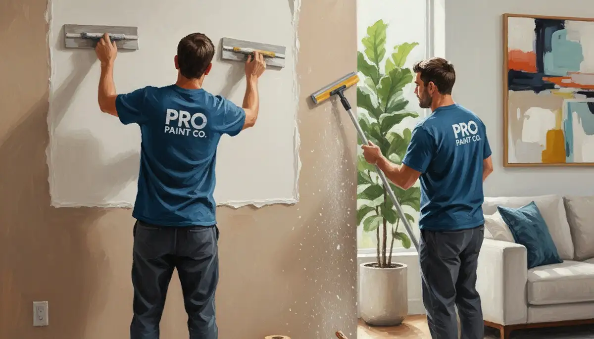 Drywall repair in Redmond, WA by Redmond Paint Pros for cracks, holes, and moisture damage