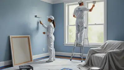 Interior house painting in Redmond, WA by Redmond Paint Pros for a clean, lasting finish