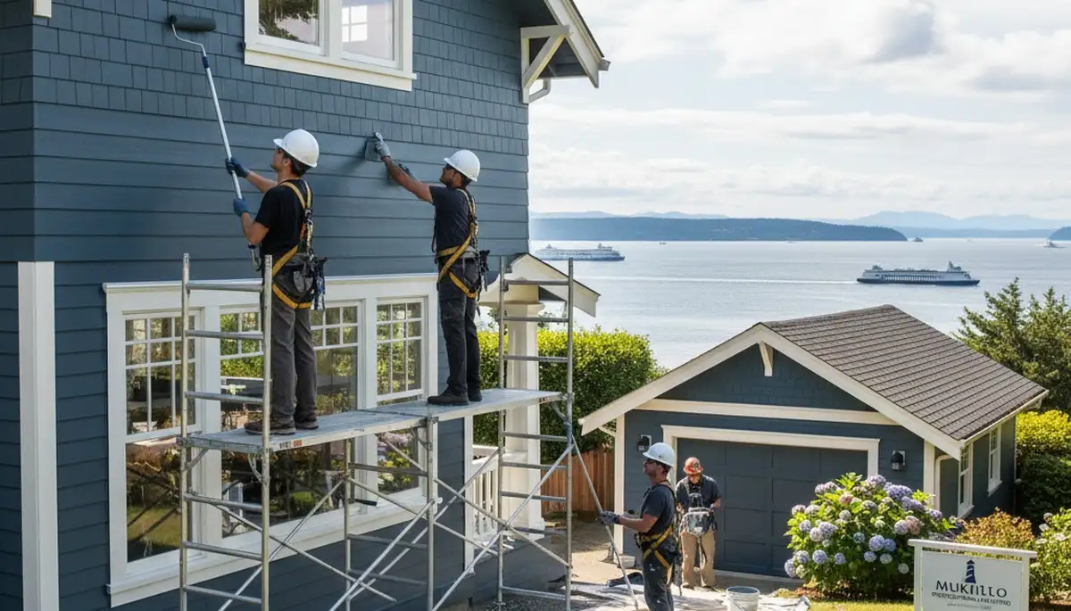 Painting contractor in Redmond, WA providing professional interior and exterior painting services