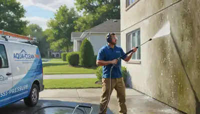 Pressure cleaning service in Redmond, WA for siding, driveways, and walkways by Redmond Paint Pros